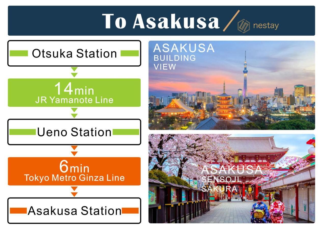 Nestay Inn Tokyo Otsuka 403 المظهر الخارجي الصورة